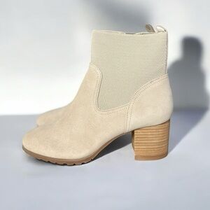 🌻NEW w.tags Violet & Red Minimalist Loaded Knit Cuff Bootie Women's Size 9